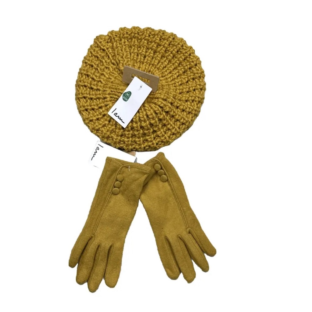 winter  hat glove set women
